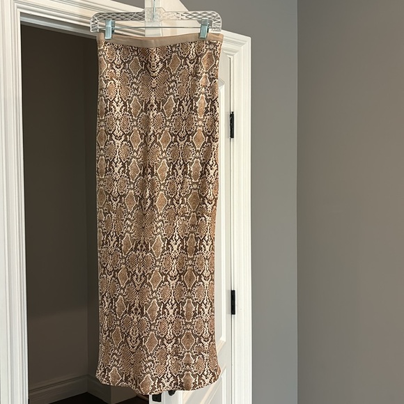 Anine Bing Bar Silk Skirt - Snakeskin - Picture 5 of 5
